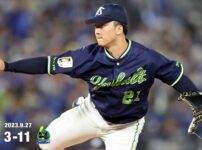 吉村投手が6回3失点で4勝目！